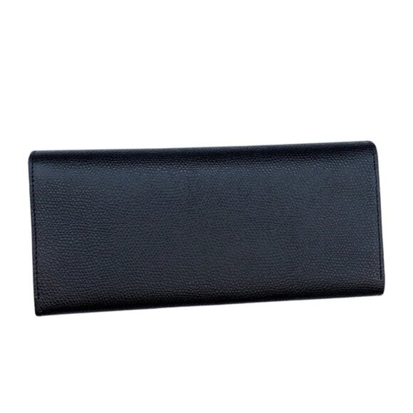 Verri Milano Black Leather Women's Long Wallet - Picture 2 of 7
